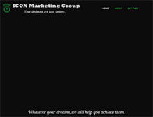 Tablet Screenshot of iconmarketinggroup.com